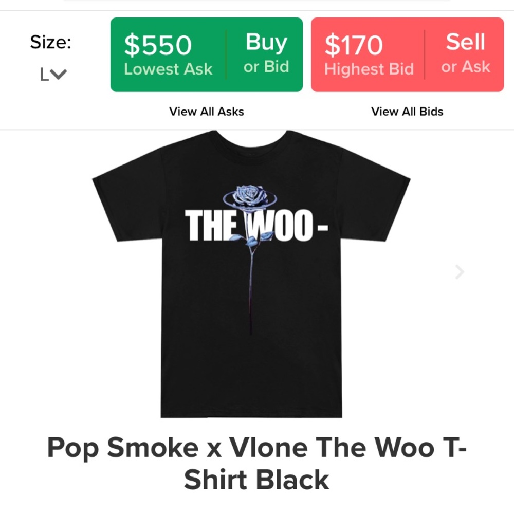 VLONE  x POP SMOKE TEE